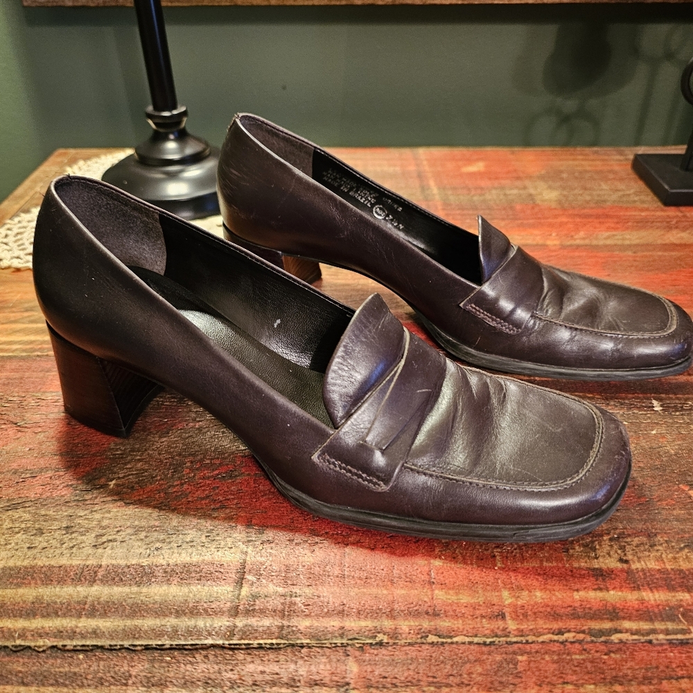 Dark Brown Leather loafers
